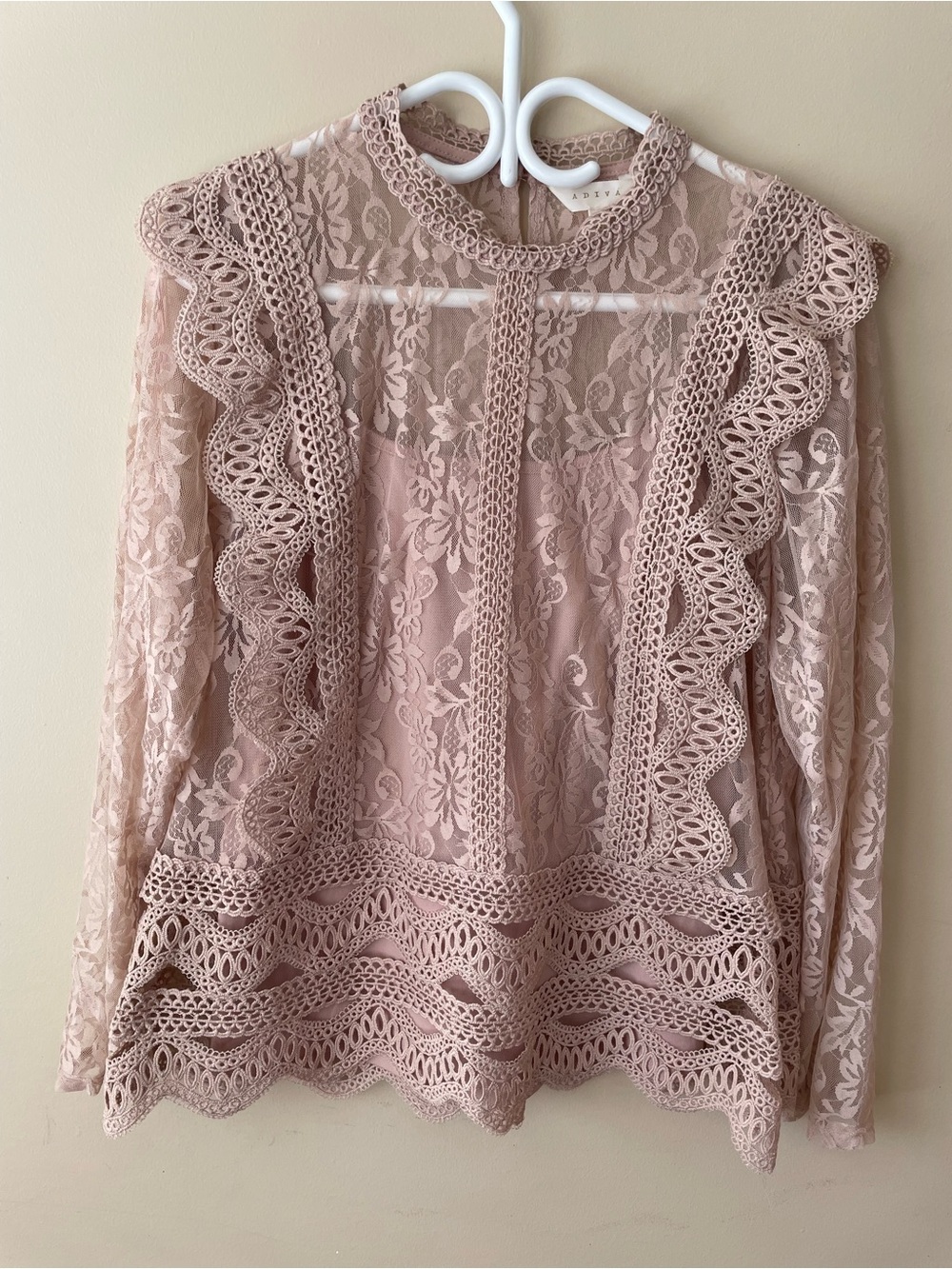 Adiva Crochet Lace Blouse